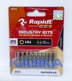 Біта PREMIUM RapidE RED POINT H4-25mm НФ-00001449 фото