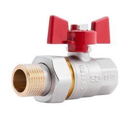 Кран кульовий "Американка" Thermo Alliance Standart 1/2" ВЗ прямий SD220NW15PN40 SD00021421 фото