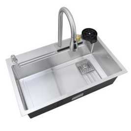 Мийка Mixxus Premium MH7545-SET-03.SUS304 з вбудованим змішувачем (MX1699) MX1699 фото