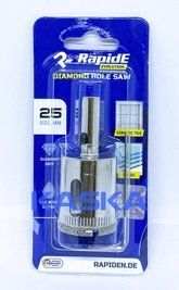 Коронка по плитці та склу 25mm RapidE TILE/GLASS з направляючим свердлом НФ-00001526 фото
