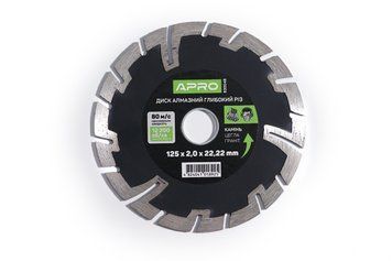 Диск для бетону 230х2,4 мм (22-24%) Глибокий Різ APRO 830051 фото