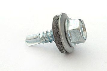 Саморез кровельный 4,8*19 DIN 7504K цинк белый по металлу (ящ. 2400шт) APRO 9R64819ZN-C фото