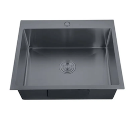 Мийка Zerix ZH5045-215 Nano-Black (3.0/0.8) з нерж. сталі (MX1580) MX1580 фото