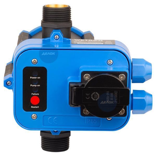 Контроллер давления электронный 1.1кВт &Oslash;1" + розетка WETRON DSK-8.2 (779756) 779756 фото