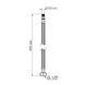 Шланг для підключення змішувача Thermo Alliance Standart (пара) 40 см NYLON M10x1/2"В TAS386W40 SD00052995 фото 2