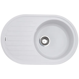 Мийка кухонна Zerix ZS-7750R-01 Біла (ZX4555) ZX4555 фото