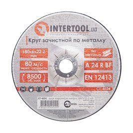 Диск зачистний по металу 180*6*22.2 мм INTERTOOL CT-4024 CT-4024 фото