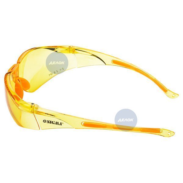 Очки защитные Hunter anti-scratch (янтарь) SIGMA (9410671) 9410671 фото