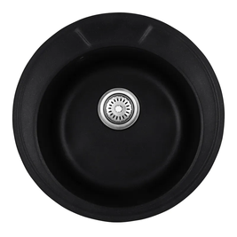 Мийка кухонна HAIBA HB8301-G226 BLACK 490x180 (HB0971) HB0971 фото