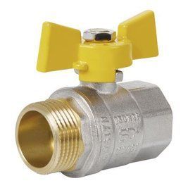 Кран кульовий Thermo Alliance Standart 1" ВЗ для газу (метелик) SD607NG25PN40 SD00031225 фото