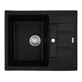 Мийка кухонна HAIBA HB8210-G226 BLACK 620x500x200 (HB0983) HB0983 фото