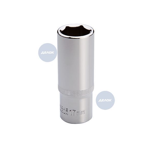 Головка шестигранна подовжена 3/8", 17&times;64 мм, Cr-V, STORM ET-0427 фото