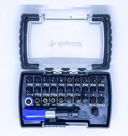 Набір біт RapidE Impact 25mm 32pcs (31шт біт + магнітний біто-тримач 60mm з фіксатором) НФ-00002079 фото