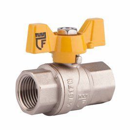 Кран кульовий Thermo Alliance Forte 3/4" ВР для газа (метелик) SF602G20 SD00010568 фото