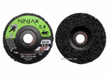 Круг зачистний нетканий м'який NINJA : Т27, 125х22 H=13 мм, Р46 (5/100 шт. уп) 65V701 фото