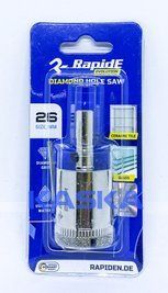 Коронка по плитці та склу 26mm RapidE TILE/GLASS з направляючим свердлом НФ-00001527 фото