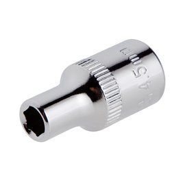 Головка шестигранна 1/4", 4,5&times;25 мм, Cr-V, STORM ET-0433 фото
