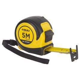 Рулетка обрезиненная Compact двустороннее полотно/зацеп 5м&times;25мм SIGMA (3814641) 3814641 фото