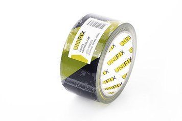 Сигнальная лента 50мм*90м желто-черная UNIFIX SGL-5090YG фото
