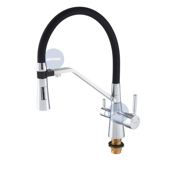 Змішувач для кухні Mixxus Premium Magnet 021 REFL.BLACK (MI6973) MI6973 фото