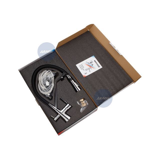 Змішувач для кухні Mixxus Premium Magnet 021 REFL.BLACK (MI6973) MI6973 фото