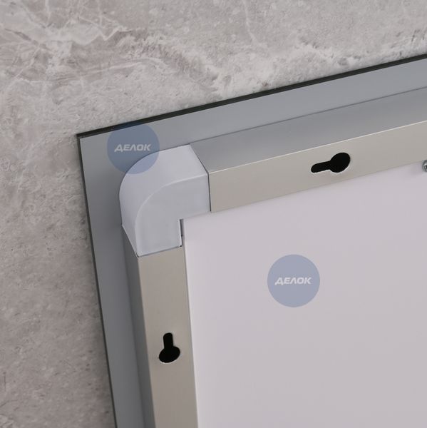 Дзеркало Mixxus STYLE MR03-90x70 з Led Touch, Anti-fog, димером, регулятором яскравості, годинником (MI6007) MI6007 фото