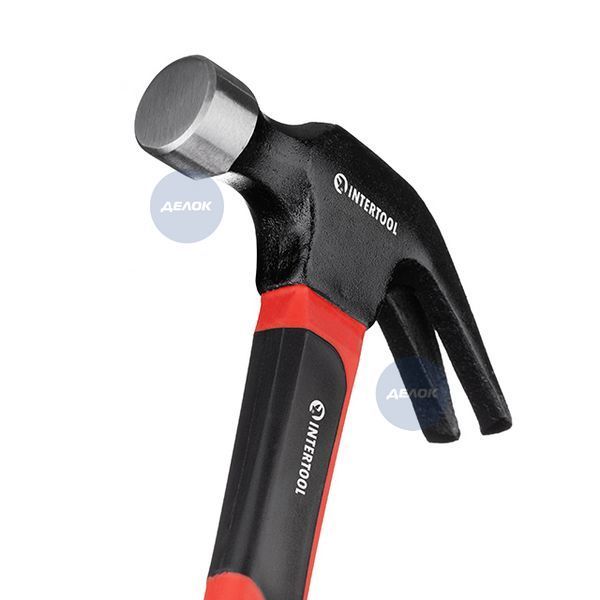 Молоток столярний, 450 г, ручка з фібергласу HT-0223 фото