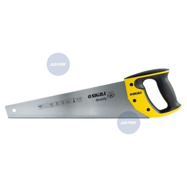 Ножовка по дереву 400мм 11TPI Grizzly SIGMA (4400871) 4400871 фото