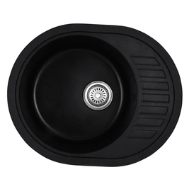 Мийка кухонна HAIBA HB8311-G226 BLACK 570x450x180 (HB0979) HB0979 фото