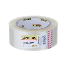 Стрічка клейка пакувальна SK50-54003001 300 45мм 50мкм UNIFIX SK50-54003001 фото
