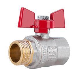 Кран кульовий Thermo Alliance Standart 3/4" ВЗ для води (метелик) SD607NW20PN40 SD00021333 фото