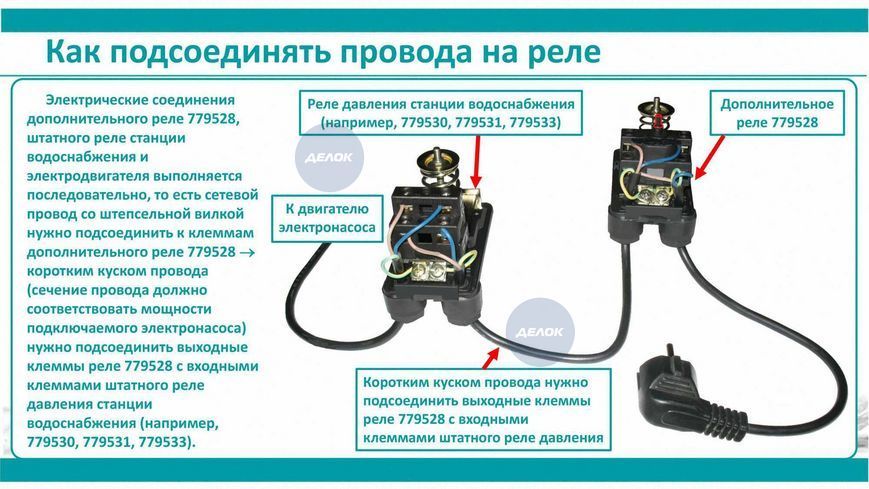 Реле сухого хода вспомогательное 0.9-0.1 бар (гайка) AQUATICA (779528) 779528 фото
