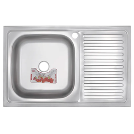Мийка кухонна Zerix Z8050L-08-180MD (micro decor) (ZS0596) ZS0596 фото