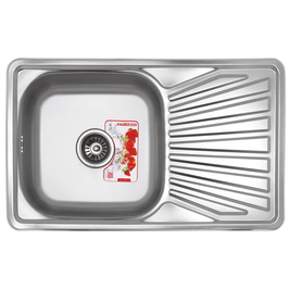 Мийка кухонна Zerix Z7848-08-180D (decor) (ZX1605) ZX1605 фото