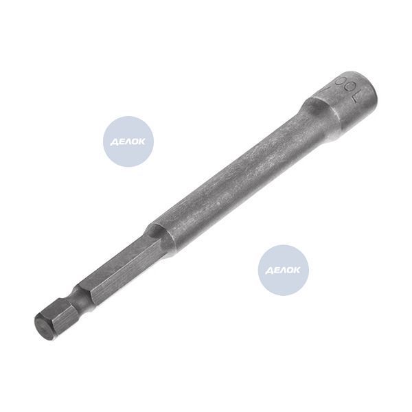 Комплект торцевих насадок до викруток H6, 1/4", 100 мм, уп. 10 шт. VT-0056 фото