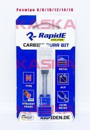 Борфреза твердосплавна по металу RapidE R5770 Тип N D=10mm (N1005M06) зворотній конус НФ-00002030 фото