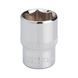 Головка шестигранна 1/4", 13&times;25 мм, Cr-V, STORM ET-0443 фото 2