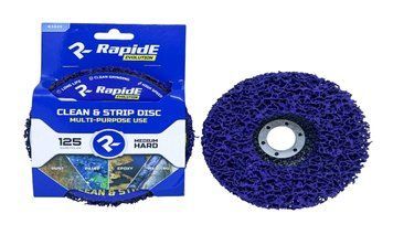 Круг зачистний кораловий RapidE R3809 125 мм MEDIUM HARD, фіолетовий, середньої жорсткості НФ-00004305 фото
