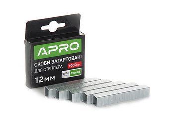 Скоби загартовані 12х11.3х0.7мм 1000 шт. APRO 680148 фото