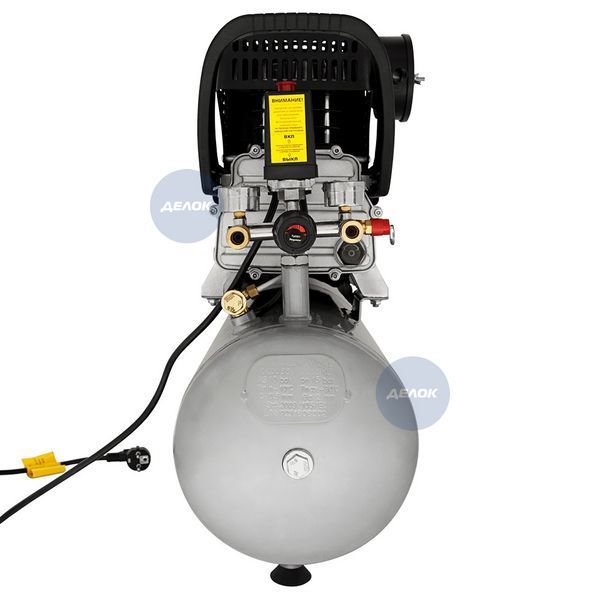 Компресор одноциліндровий 1.8 кт 230 л/хв 8бар 24 л (2 крани) SIGMA (7043131) 7043131 фото
