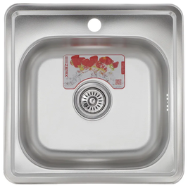 Мийка кухонна Zerix Z4848-06-160D (decor) (ZM0558) ZM0558 фото