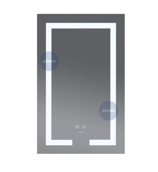 Дзеркало Mixxus HARD MR07-50x80 з Led Touch, Anti-fog, димером, регулятором яскравості (MX9992) MX9992 фото