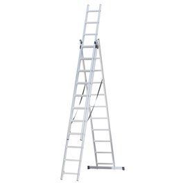 Лестница раскладывающаяся универсальная 3&times;11 ступеней 7.33м SIGMA (5032364) 5032364 фото