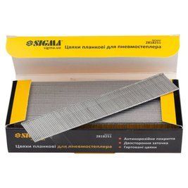 Цвяхи планкові 25&times;1.25&times;1мм для пневмостеплера (5000шт) SIGMA (2818251) 2818251 фото