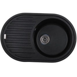 Мийка кухонна Zerix ZS-7750R-03 Чорна (ZX4556) ZX4556 фото