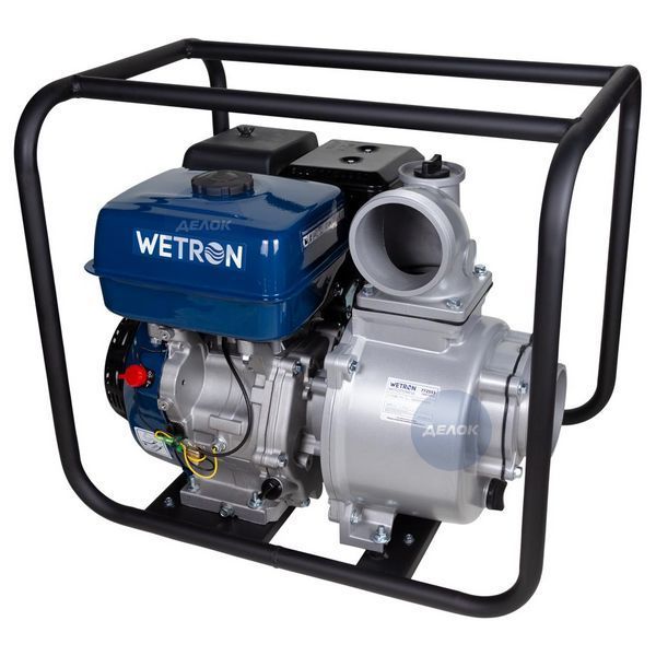 Мотопомпа 15 к.с. Hmax 30 м Qmax 110 м3/год (4-тактний) WETRON WM100CX (772553) 772553 фото