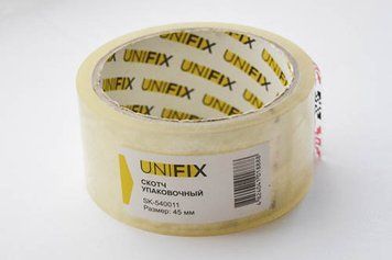 Лента клейкая упаковочная 38мкм 45мм SK-5400114 100 UNIFIX SK-5400114 фото