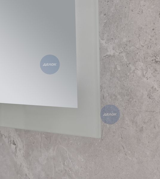 Дзеркало Mixxus FLAT MR04-100x80 з Led Touch, Anti-fog, димером, регулятором яскравості, годинником (MI6927) MI6927 фото