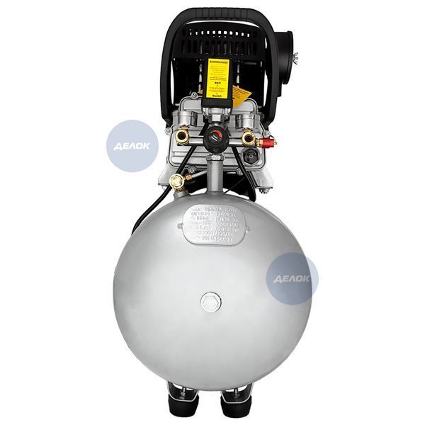 Компресор одноциліндровий 1.8 кВт 230 л/хв 8бар 50 л (2 крани) SIGMA (7043141) 7043141 фото