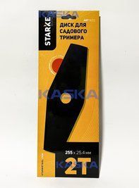 Диск STARKE 8021 255mm*25.4*40T ВИГНУТИЙ(ТАРІЛКА) для садового тримера (бензокоси) з твердосплавними напайками НФ-00002162 фото